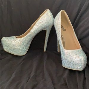 Sparkly heels